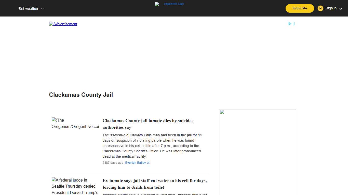 clackamas county jail - oregonlive.com